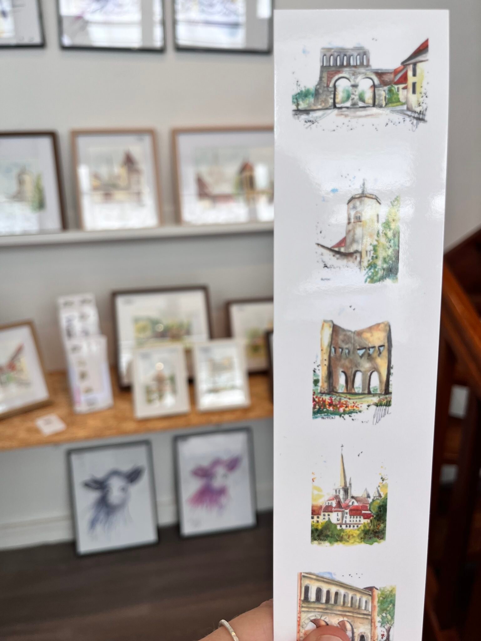 Aquarelle de Christelle, Atelier de la Forge